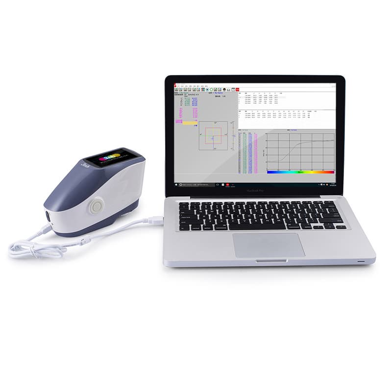 Brightness and opacity tester spectrophotometer